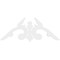 Ekena Millwork Pitch Milton Architectural Grade PVC Gable Pediment, 48"W x 22"H x 1"P (11/12) GPP048X022X100MIL - alternate 3